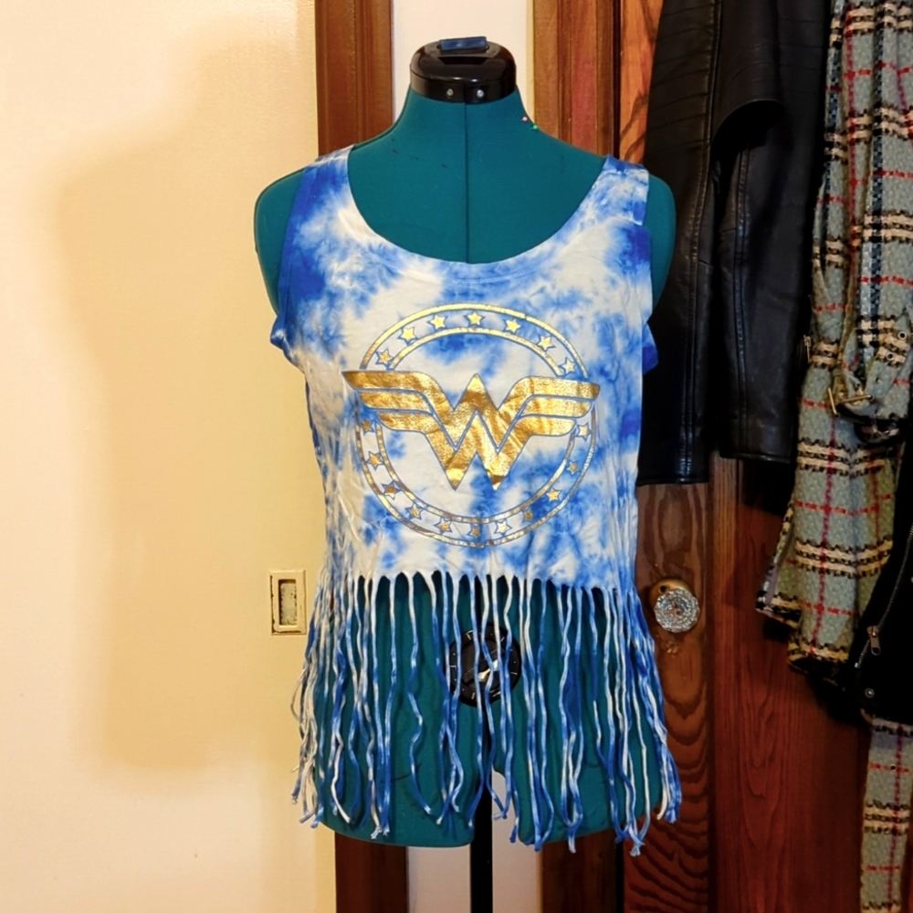 Tie Dye Wonder Woman Tank Top